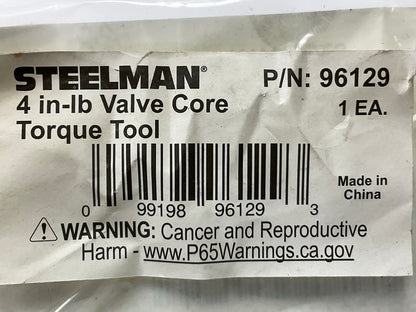 Steelman 96129 Tire Pressure Sensor TPMS Valve Core Torque Tool, 4 In-lbs