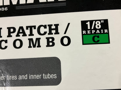 Steelman JSG381 1/8 In. Tire Repair Patch/Plug Combo, Box Of 25