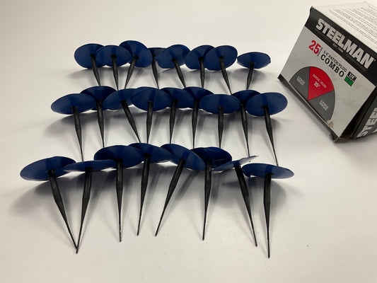 Steelman JSG382 1/4'' Stem Tire Repair Patch / Tire Plug Combo (25-Box)
