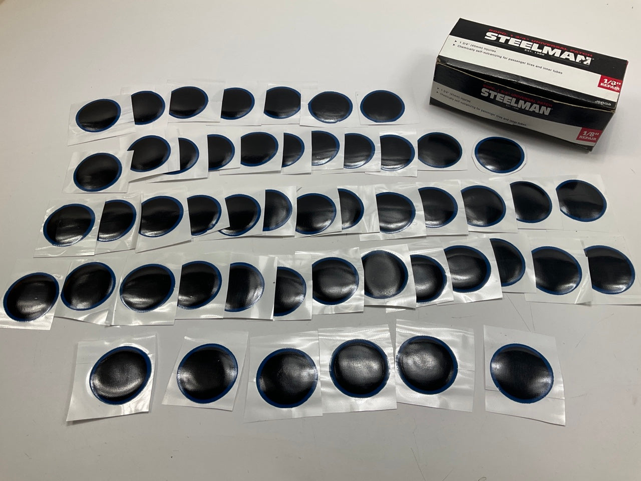 Steelman JSRG6 Tire Repair 1-3/4 In. Universal Tire Repair Patch (50-Box)