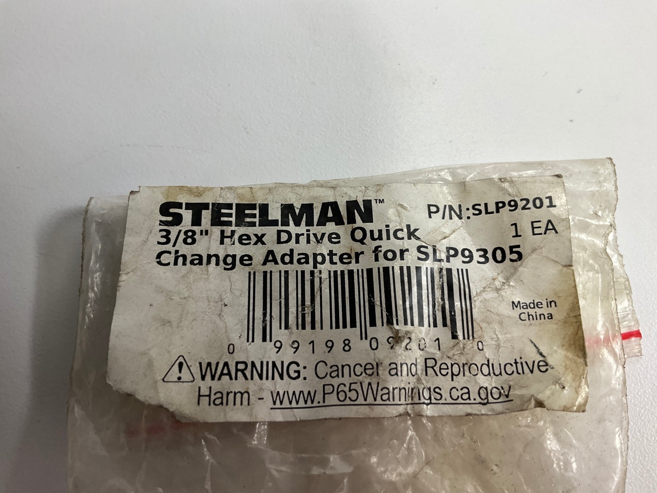 Steelman SLP9201 3/8'' Drive Quick Change Hex Mandrel Adapter Low Speed Buffer