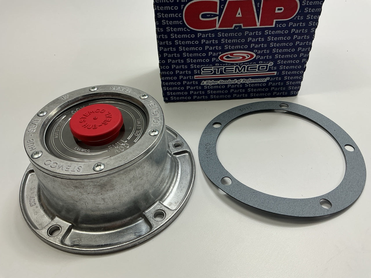 Stemco 340-4013 Wheel Hub Cap Seal - 5-1/2'' Bolt Circle X 5 Bolts - 6-1/4'' OD