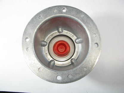 Stemco 340-4028 Trailer Oil Hub Cap - 5.94'' OD 4.09'' ID 5'' Bolt Circle X 4 Hole