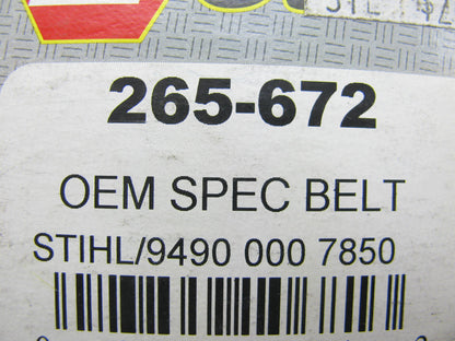 Stens 265-672 Belt For Stihl 9490 000 7850 / 94900007850