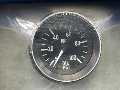 Stewart Warner 284D Heavy Duty 2-1/16 In Oil Pressure Gauge - Mechanical
