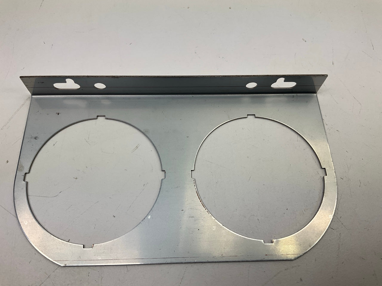 Stewart Warner 814143-F Chrome 2-Hole Gauge Mounting Panel Bezel -  2-1/16''