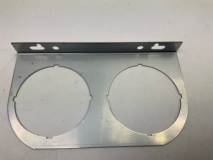 Stewart Warner 814143-F Chrome 2-Hole Gauge Mounting Panel Bezel -  2-1/16''