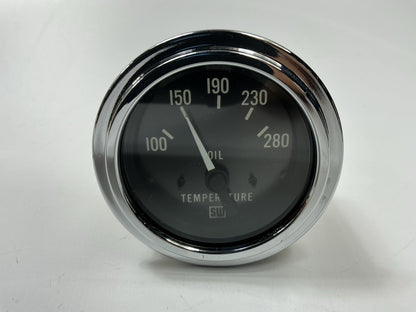 Dent Ding On The Bezel - Stewart-warner Electrical Oil Temperature Gauge 2-1/16''