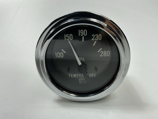Dent Ding On The Bezel - Stewart-warner Electrical Oil Temperature Gauge 2-1/16''