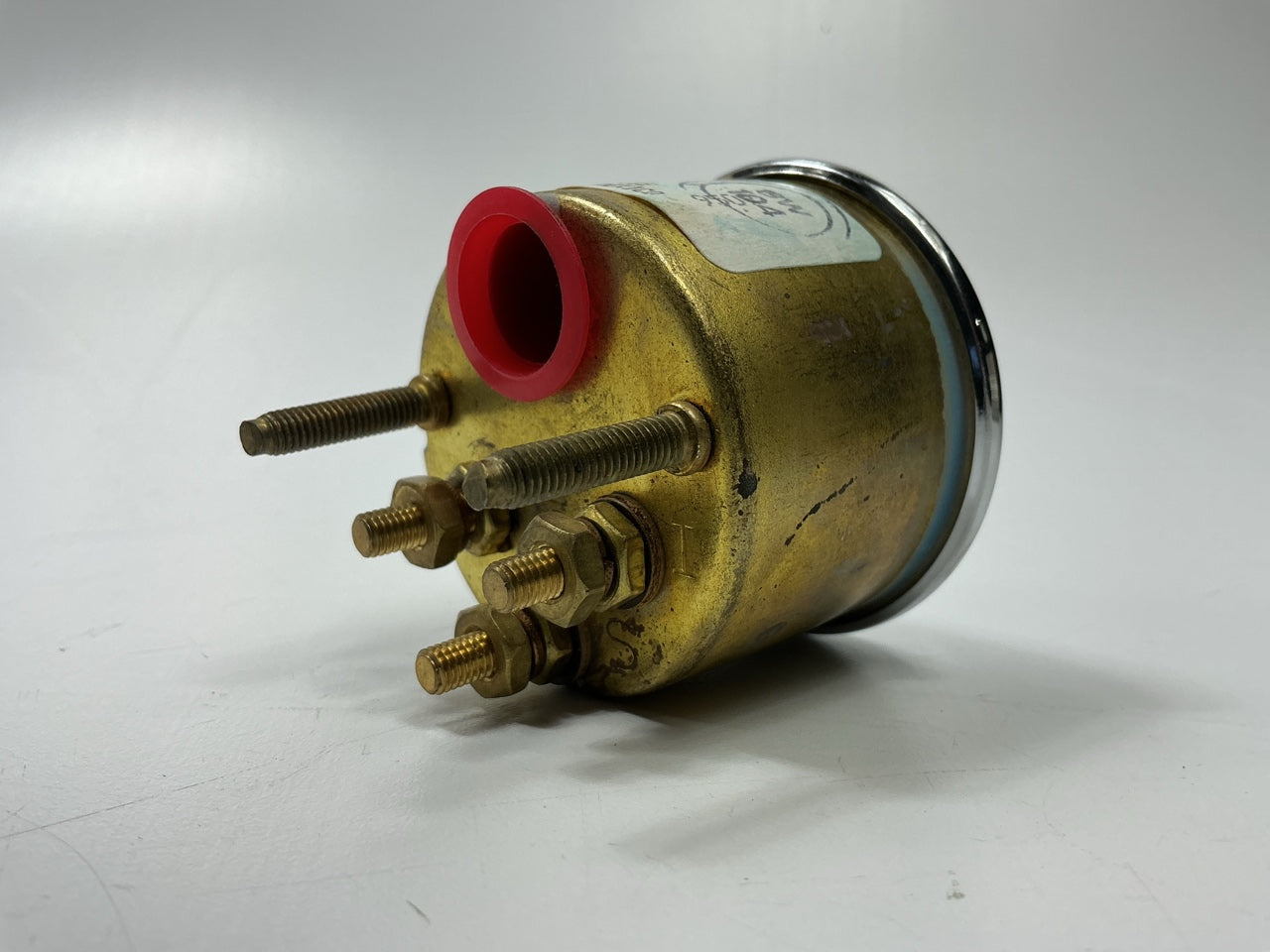 Dent Ding On The Bezel - Stewart-warner Electrical Oil Temperature Gauge 2-1/16''