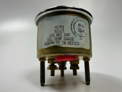 Dent Ding On The Bezel - Stewart-warner Electrical Oil Temperature Gauge 2-1/16''