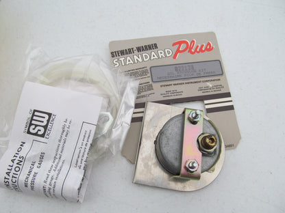 Stewart-warner 82213B Oil Pressure Gauge Kit W/ Mounting Bezel Bracket 2-1/32''