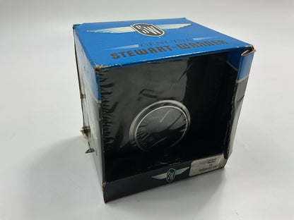 Stewart Warner 82322 2-1/16'' Black Face 0-80 PSI Oil Pressure Gauge