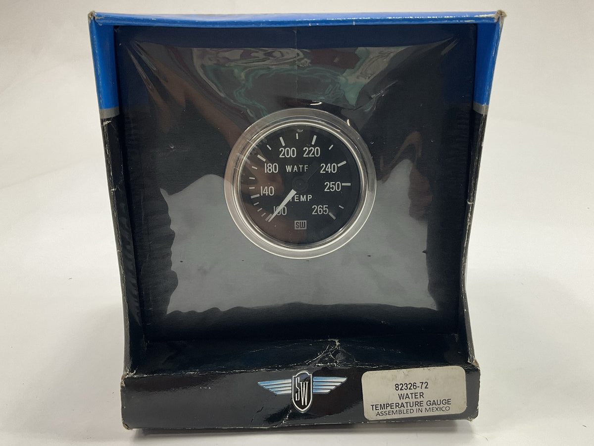 Stewart-warner 82326-72 Analog Water Temperature Gauge, 2-1/16'' Dia, 100-265 Deg