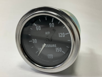 Stewart Warner 82329 Deluxe Series 2-1/16'' Air Pressure Gauge 0-150 PSI