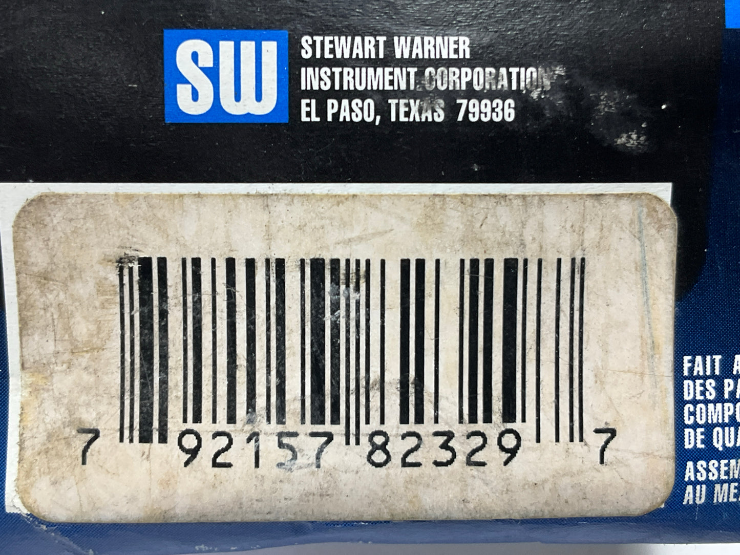 Stewart Warner 82329 Deluxe Series 2-1/16'' Air Pressure Gauge 0-150 PSI