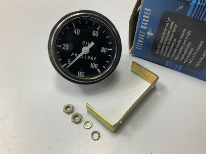 Stewart Warner 82406 Mechanical Oil Pressure Gauge 2 5/8'' 0-100 PSI