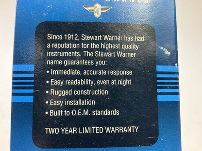 Stewart Warner 82406 Mechanical Oil Pressure Gauge 2 5/8'' 0-100 PSI
