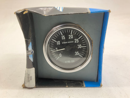 Stewart Warner 82620 Deluxe-Series 3-3/8'' Tachometer Gauge 0-3,500 RPM Tach