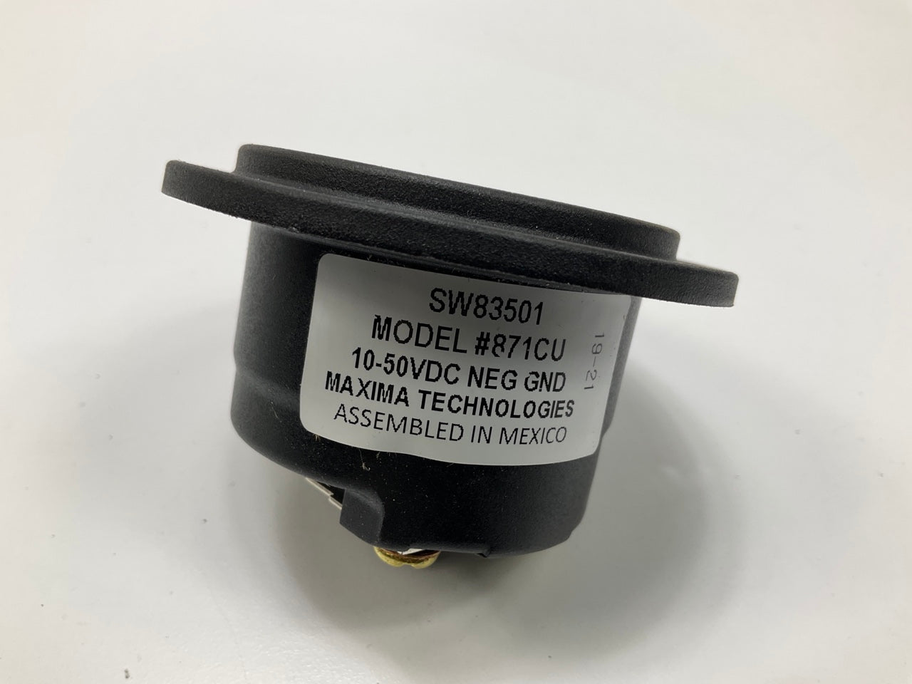 Stewart-warner SW83501 2 Screw Mount 10-50 VDC Hourmeter, 2-1/16'' Diameter