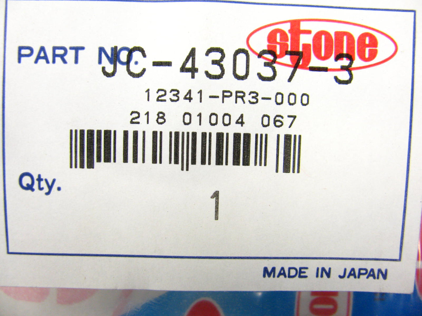 Stone JC-43037-3 Valve Cover Gasket - 1992-2001 Acura Integra, 94-97 Del Sol