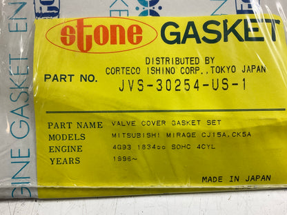 Stone Gasket JVS-30254-US Valve Cover Gasket Set For 1997-2002 Mitsubishi Mirage