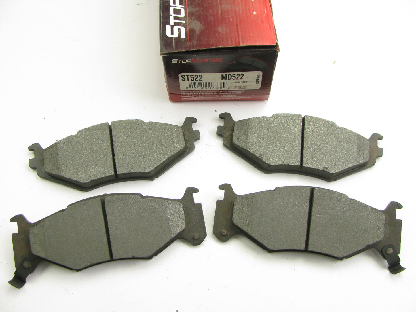 Stop Master ST522 Front Disc Brake Pad Set - Semi-Metallic