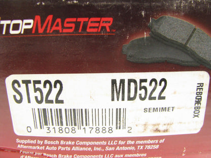 Stop Master ST522 Front Disc Brake Pad Set - Semi-Metallic