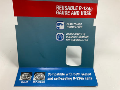 EZ Chill EZC110 Auto A/C Recharge Kit With Reusable 134 A/C Gauge And Hose