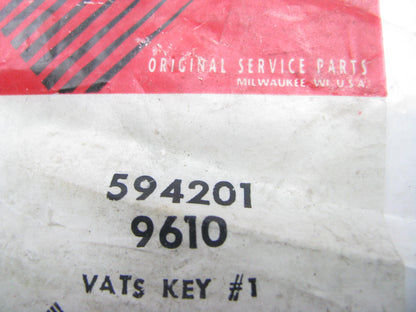 Strattec 594201 OE GM VATS Single Sided #1 Key Blank