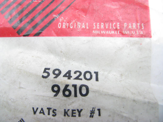 Strattec 594201 OE GM VATS Single Sided #1 Key Blank