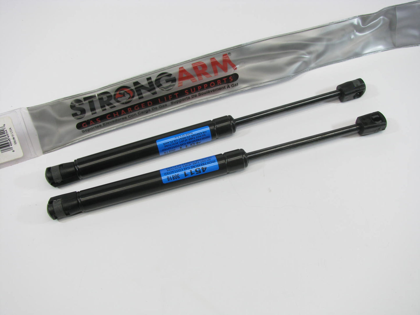 (2) Strong Arm 4511 Universal Lift Strut - 12.0'' Extended 3.95'' Compressed