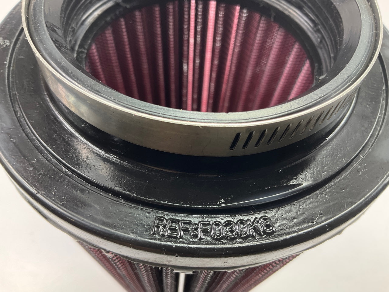 STS Turbo 880-711 Custom Cold Air Intake High Flow Air Filter - 3'' Inlet, 9'' H.
