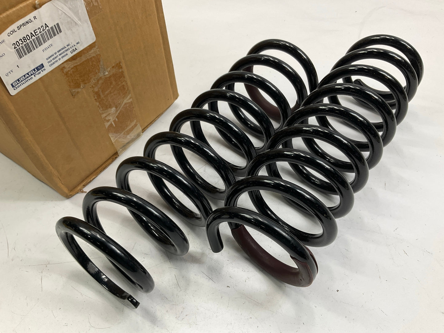 (2) NEW GENUINE OEM For Subaru 20380-AE22A Rear Coil Springs - 2000-2004 Legacy