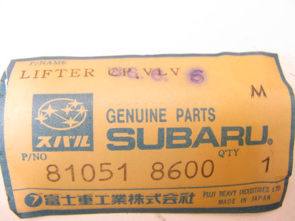 (4) NEW GENUINE Engine Valve Lifter For 1986-1988 Subaru 8105186