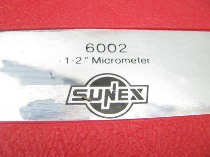 Sunex 6002 1-2'' X 0.001'' Screw Thread Micrometer