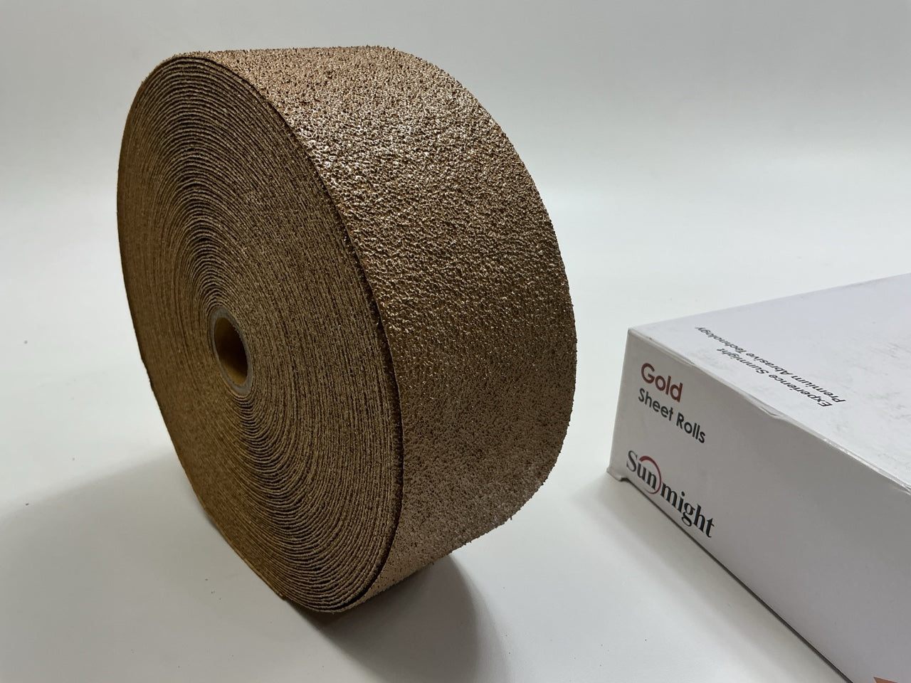 Sunmight 22203 Gold 2-3/4'' X 25 Yard PSA 40 Grit Sanding Sheet Roll