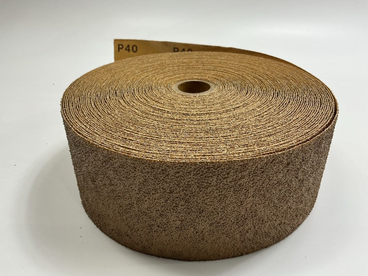 Sunmight 22203 Gold 2-3/4'' X 25 Yard PSA 40 Grit Sanding Sheet Roll