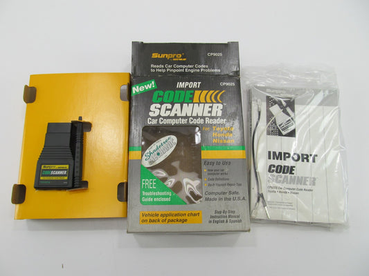 Sunpro Actron CP9025 Import Car Computer Code Reader, For Nissan Toyota, Honda