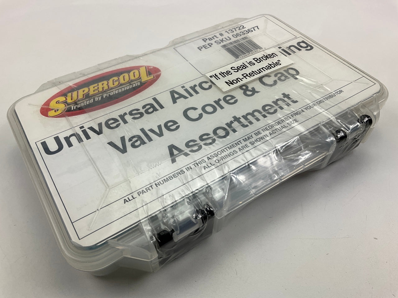 TSI Supercool 13722 Universal A/C Valve Core & Cap Assortment