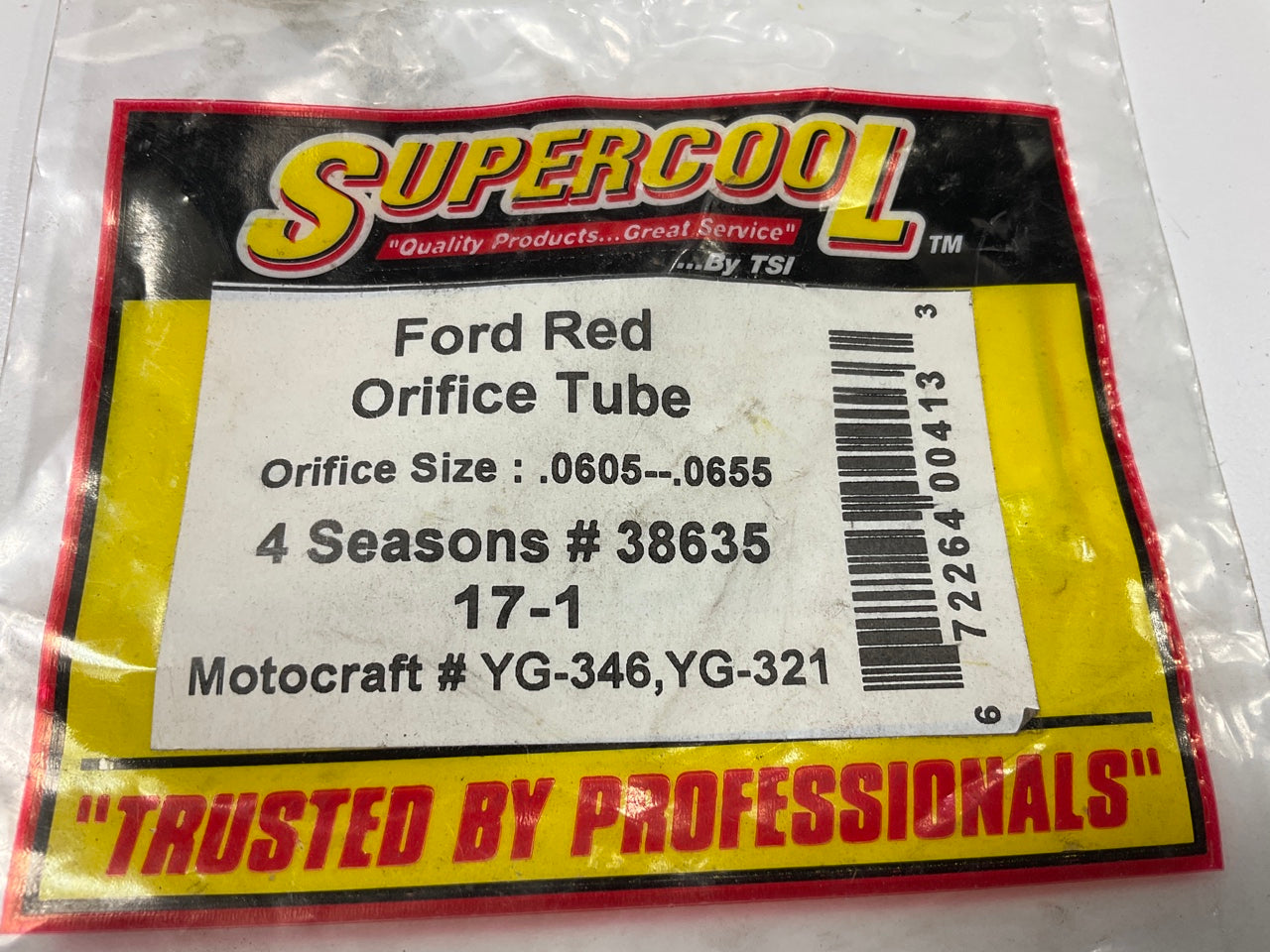 Supercool 17-1 A/C Orifice Tube