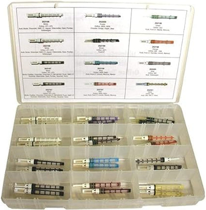 Supercool 26 PCs Ultimate Auto Air Conditioning A/C Orifice Tube Assortment Kit