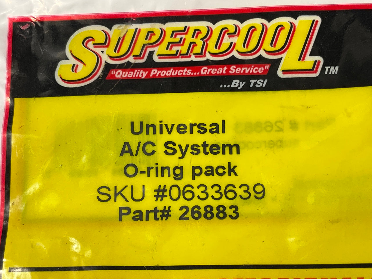Supercool 26883 Universal A/C System O-ring Pack Kit