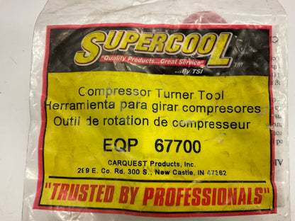 Supercool 67700 A/C Compressor Turning Tool, Use 19mm Wrench To Turn Over Comp.