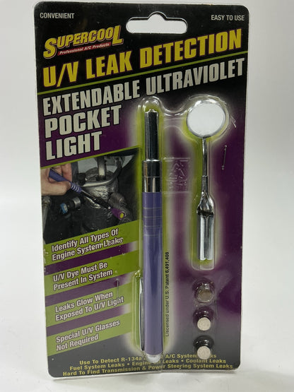 Supercool 7301 U/V A/C Leak Detection Extendable Ultraviolet Pocket Light Mirror