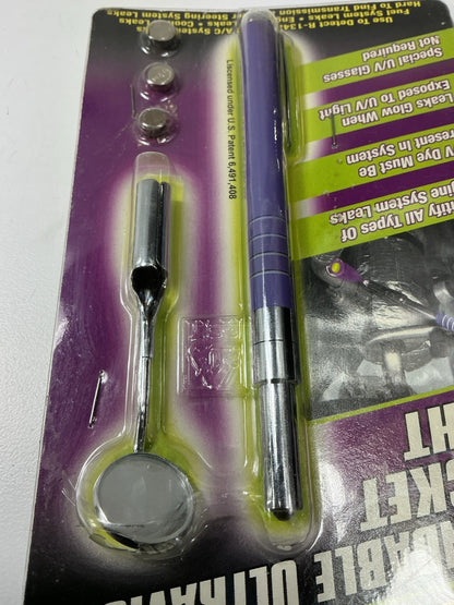 Supercool 7301 U/V A/C Leak Detection Extendable Ultraviolet Pocket Light Mirror