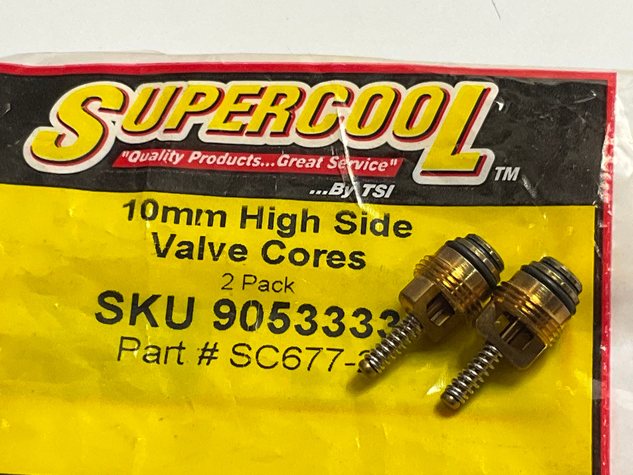 Supercool SC677 10mm High Side Valve Core - 2 PACK