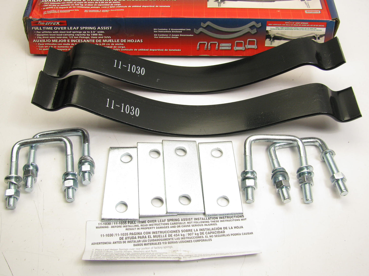 Superior 11-1030 Overload Helper Springs Kit - For Up To 2.5'' Wide Leaf Springs