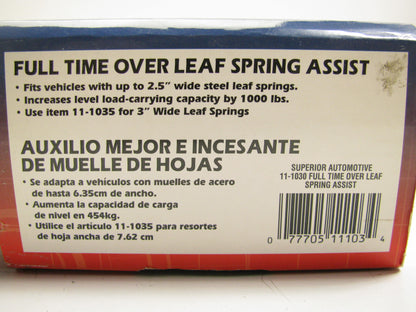 Superior 11-1030 Overload Helper Springs Kit - For Up To 2.5'' Wide Leaf Springs