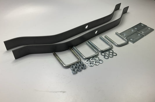 MISSING WASHERS, NUTS Superior 11-1040 Leaf Spring Helper Over Leaf Overload Kit